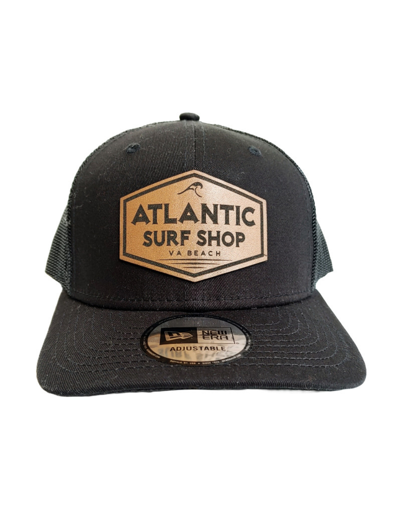 Atlantic Surf Co Atlantic Surf New Era Trucker Ball Cap Black/Black