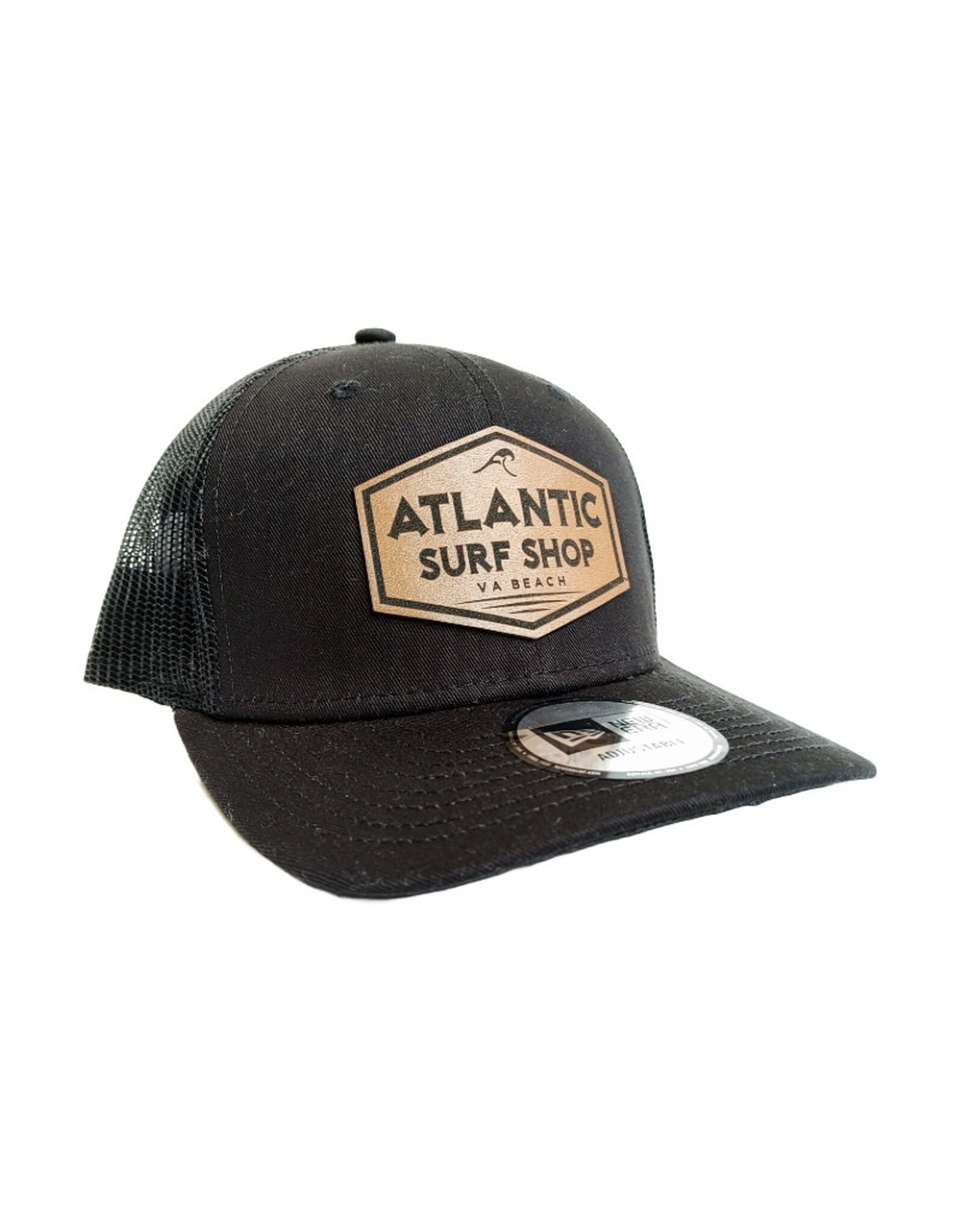 Atlantic Surf Co Atlantic Surf New Era Trucker Ball Cap Black/Black