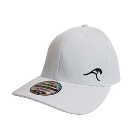 Atlantic Surf Co Atlantic Surf Logo Flex Fit Ball Cap White