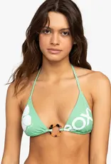 Roxy Roxy Original Tiki Triangle Bikini Top Zephyr Green