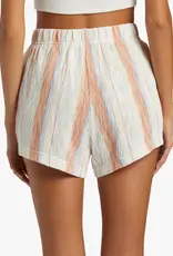 Roxy Roxy Todos Santos Shorts Cafe Creme Beach Blissed Stripe