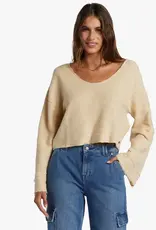 Roxy Roxy Made For You V-Neck Sweatshirt Tapioca