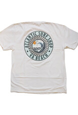 Atlantic Surf Co Atlantic Surf Shop Hypnotic Wave T-shirt Ivory