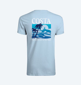 Costa Del Mar Costa Gnarly Beach Tee Light Blue