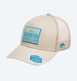 Costa Del Mar Costa Topwater Trucker Hat Tan