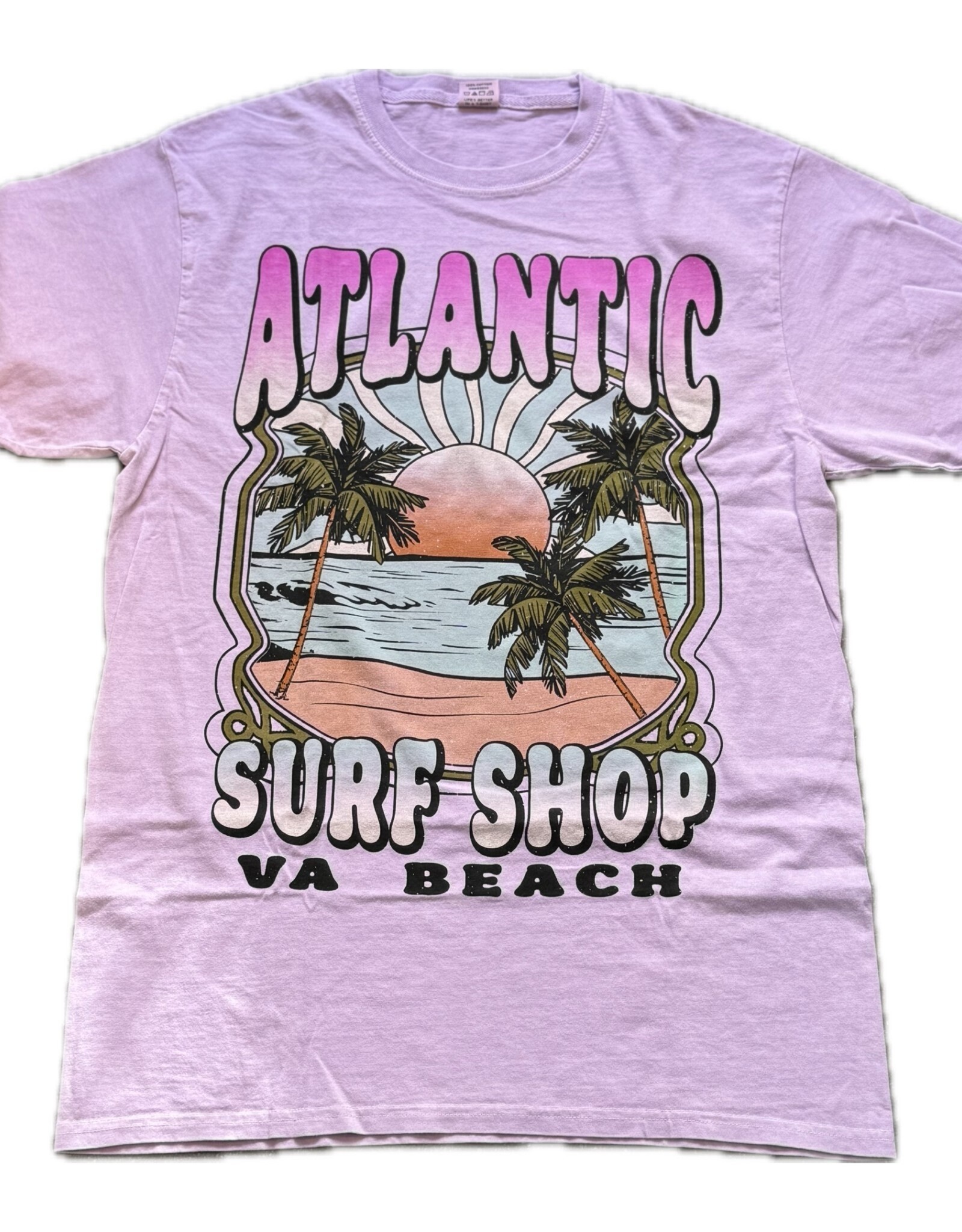 Atlantic Surf Co Atlantic Surf Beach Day T-shirt Lavender