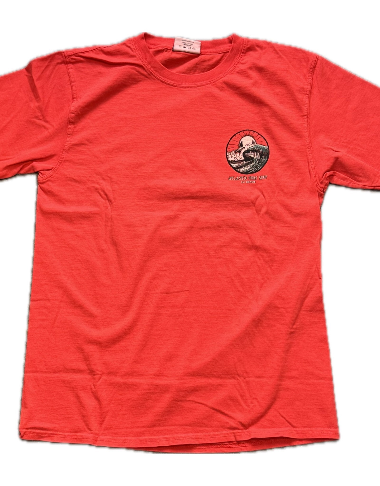 Atlantic Surf Co Atlantic Surf Stoked T-shirt Red Orange