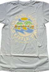 Atlantic Surf Co Atlantic Surf So Many Waves T-shirt Cloudy Blue