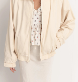 Rhythm Rhythm Santa Monica Bomber Jacket Cream