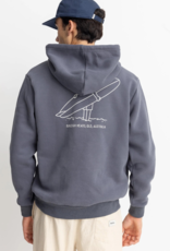 Rhythm Rhythm Lull Fleece Hoodie Worn Navy