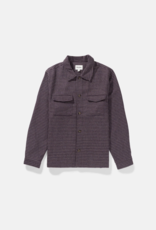 Rhythm Rhythm Check Overshirt Plum