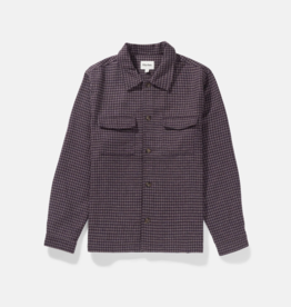 Rhythm Rhythm Check Overshirt Plum
