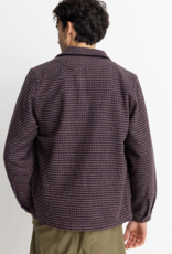 Rhythm Rhythm Check Overshirt Plum