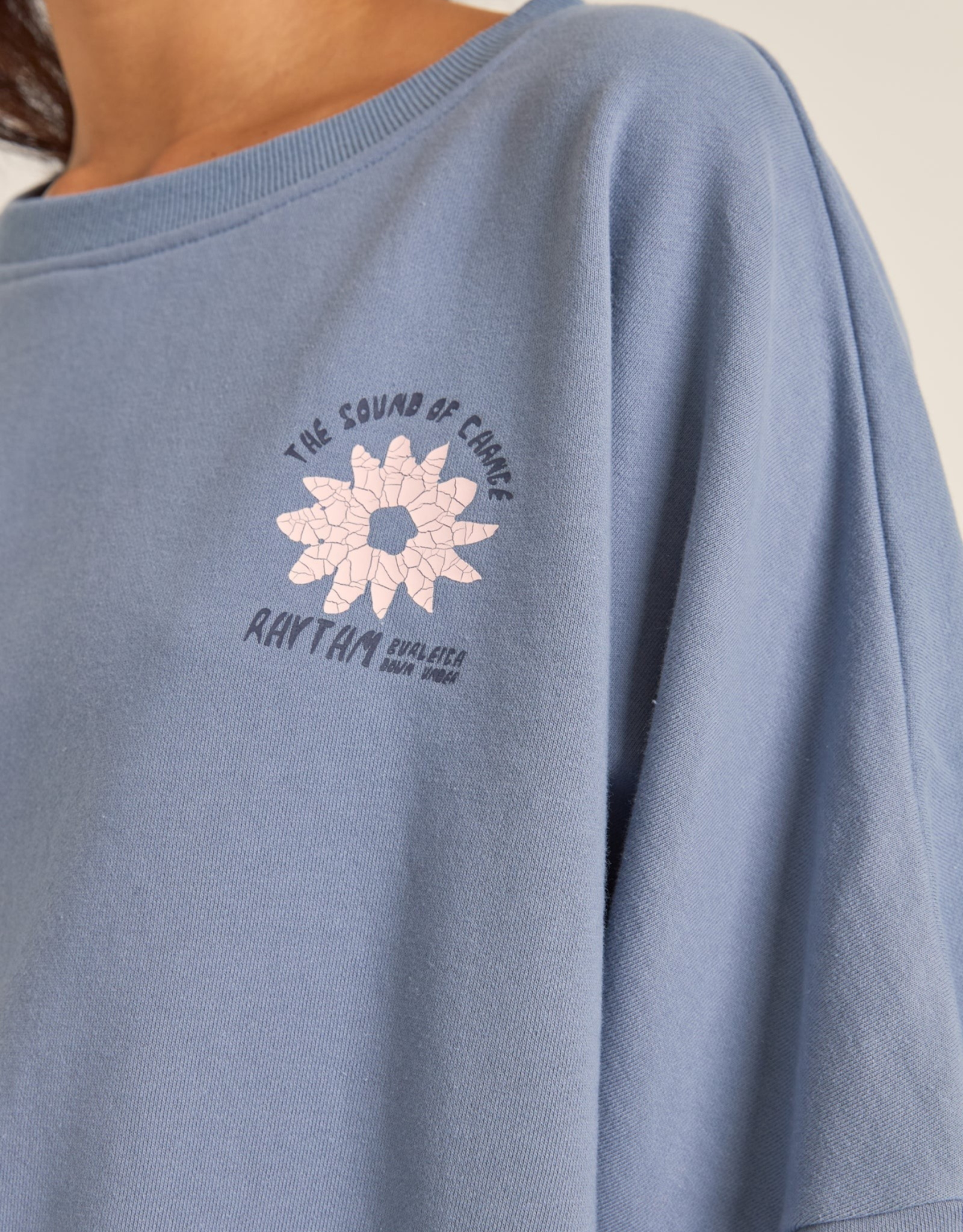 Rhythm Rhythm Washed Out Slouch Fleece Washed Navy