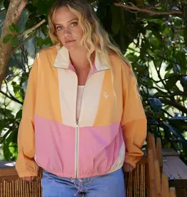 Rusty Rusty Annie Windbreaker Jacket Apricot