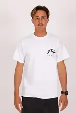 Rusty Rusty Mr Stoked Short Sleeve Tee White