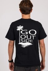 Rusty Rusty Go Outside Short Sleeve Tee Black