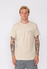Rusty Rusty La Jolla Waves Short Sleeve Tee Sand