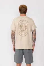 Rusty Rusty La Jolla Waves Short Sleeve Tee Sand