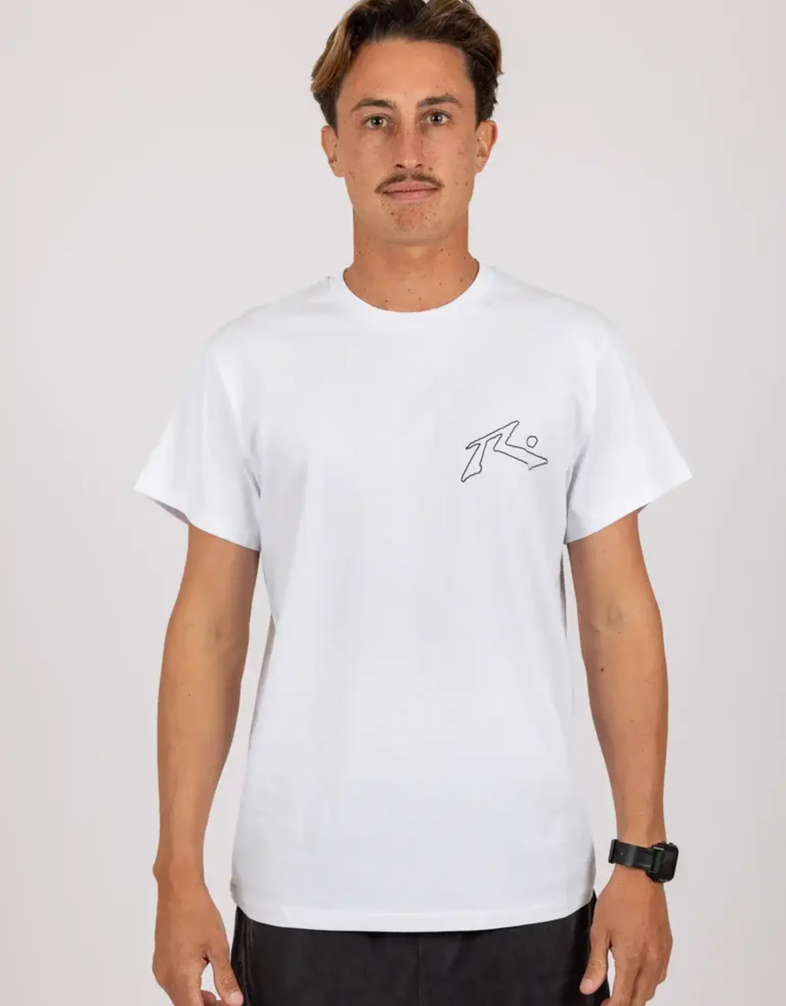 Rusty Rusty Killer Swell Short Sleeve Tee White