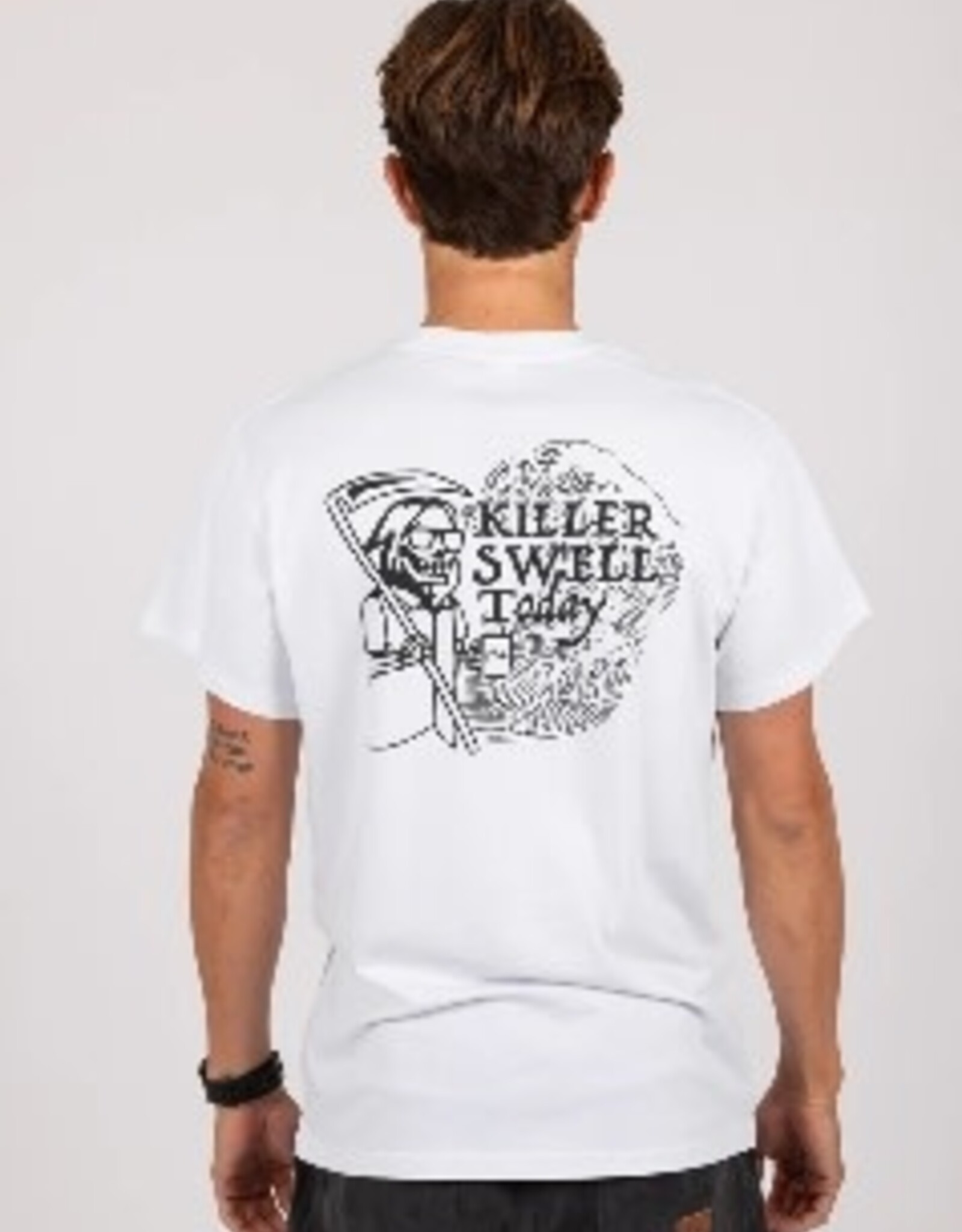 Rusty Rusty Killer Swell Short Sleeve Tee White