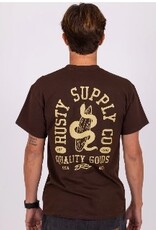Rusty Rusty Nesian Short Sleeve Tee Chocolate