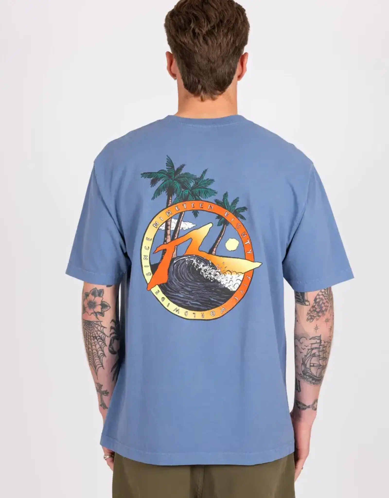 Rusty Rusty Port Break Tee Slate