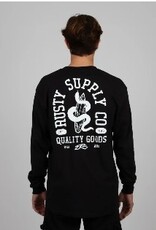 Rusty Rusty Nesian Long Sleeve Tee Black