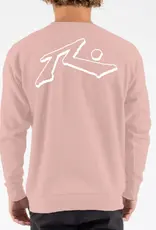 Rusty Rusty Base Crew Fleece Dusty Rose