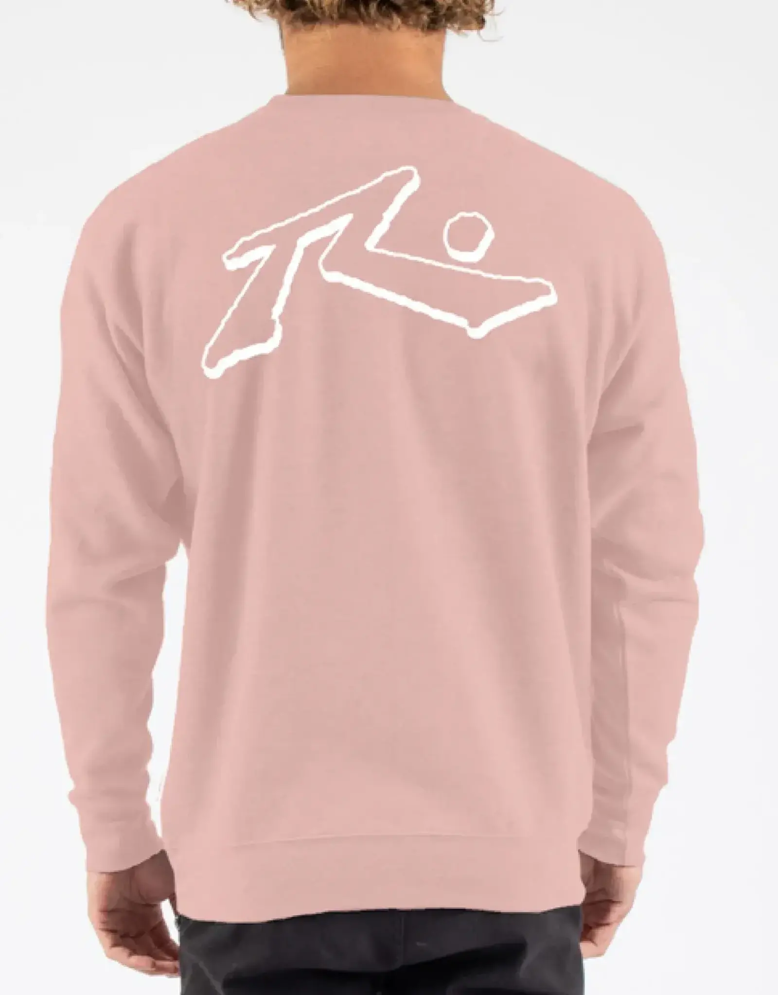 Rusty Rusty Base Crew Fleece Dusty Rose