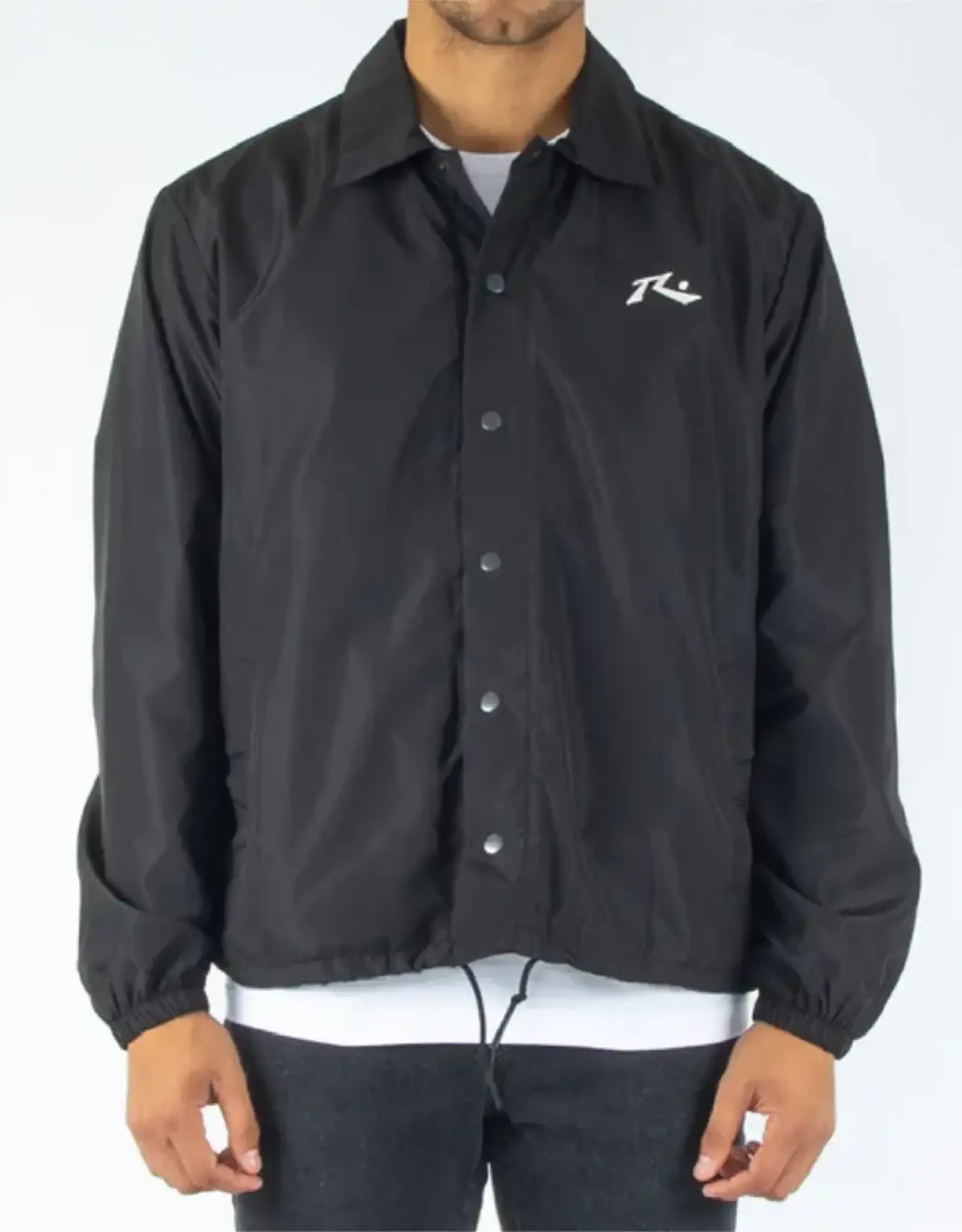 Rusty Rusty Base Coaches Jacket Black