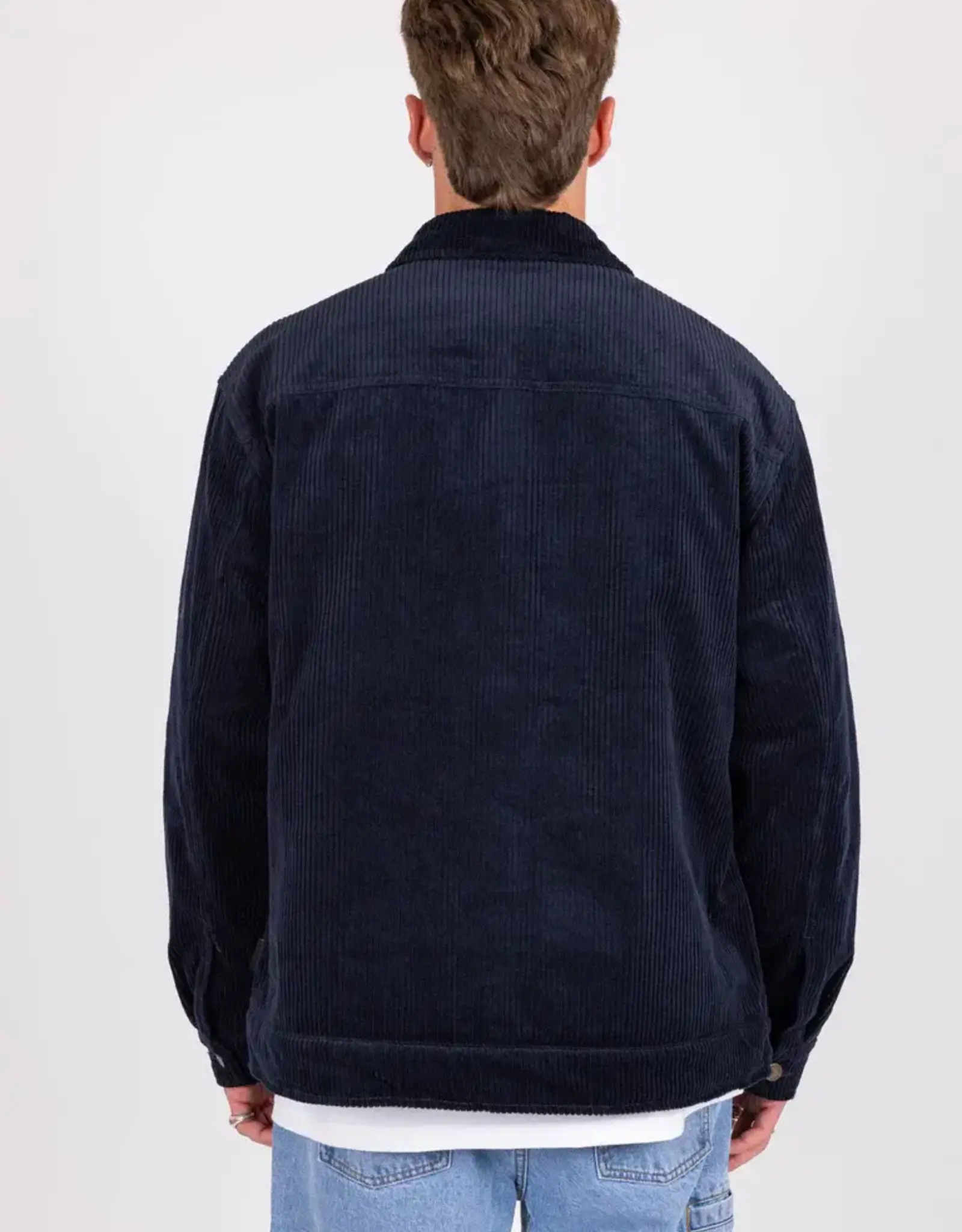 Rusty Rusty Classic Cord Jacket Navy