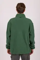 Rusty Rusty Old School 1/4 Zip Polar Fleece Army