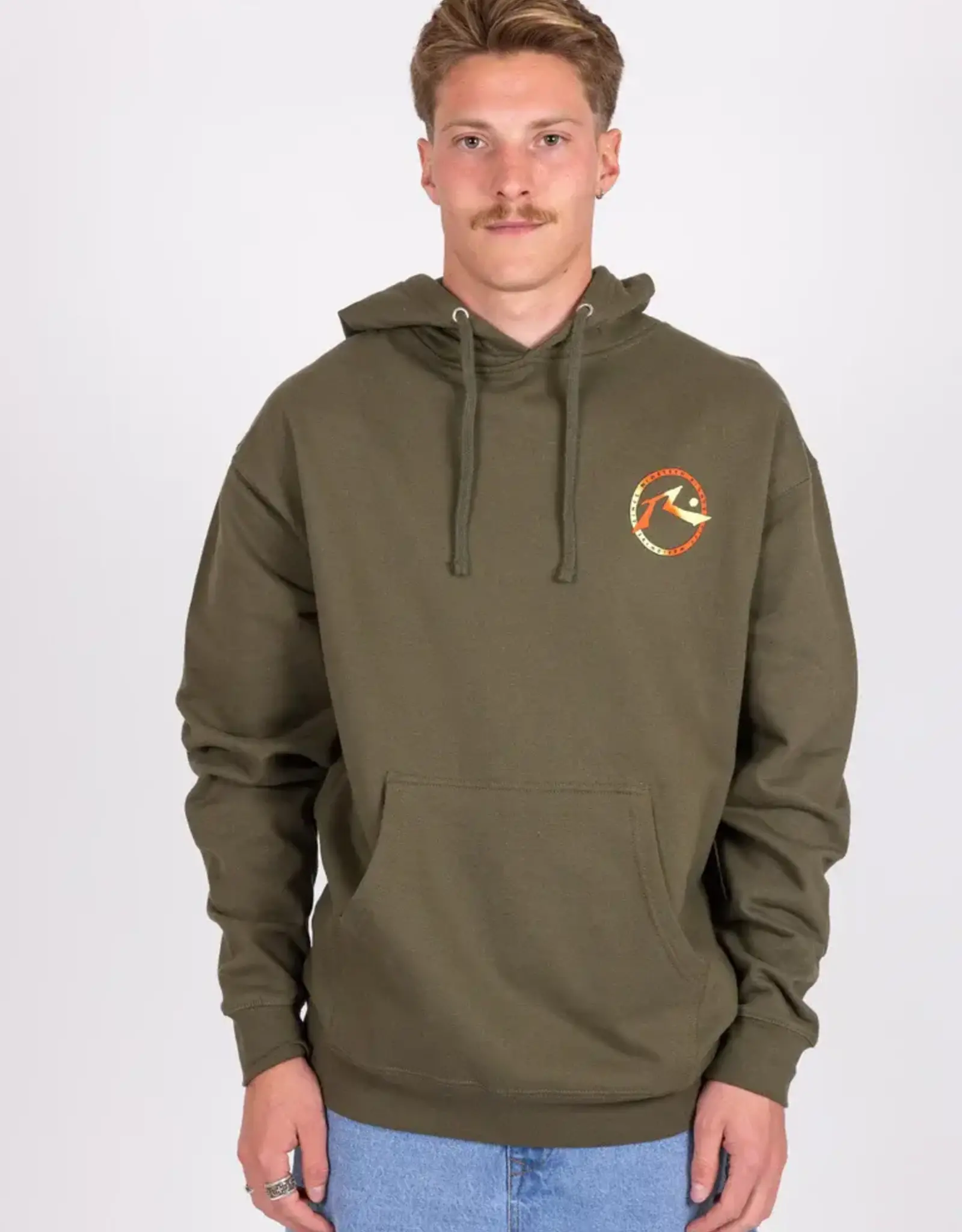 Rusty Rusty Port Break Pullover Fleece Army