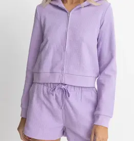 Rhythm Rhythm Light Layers Zip Up Lavender