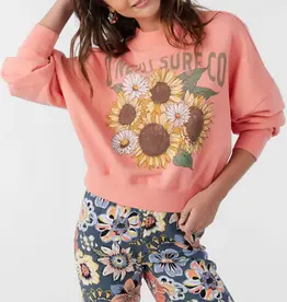 O'Neill O'Neill Moment Crop Pullover Fleece Burnt Coral