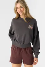 O'Neill O'Neill Moment Crop Pullover Fleece Washed Black