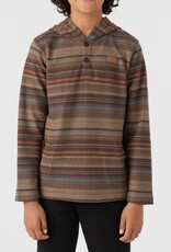 O'Neill O'Neill Boys Bavaro Stripe Pullover Fleece Chocolate Chip
