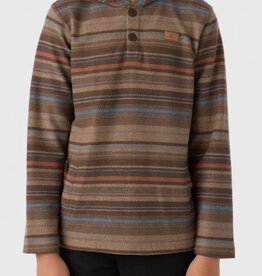 O'Neill O'Neill Boys Bavaro Stripe Pullover Fleece Chocolate Chip