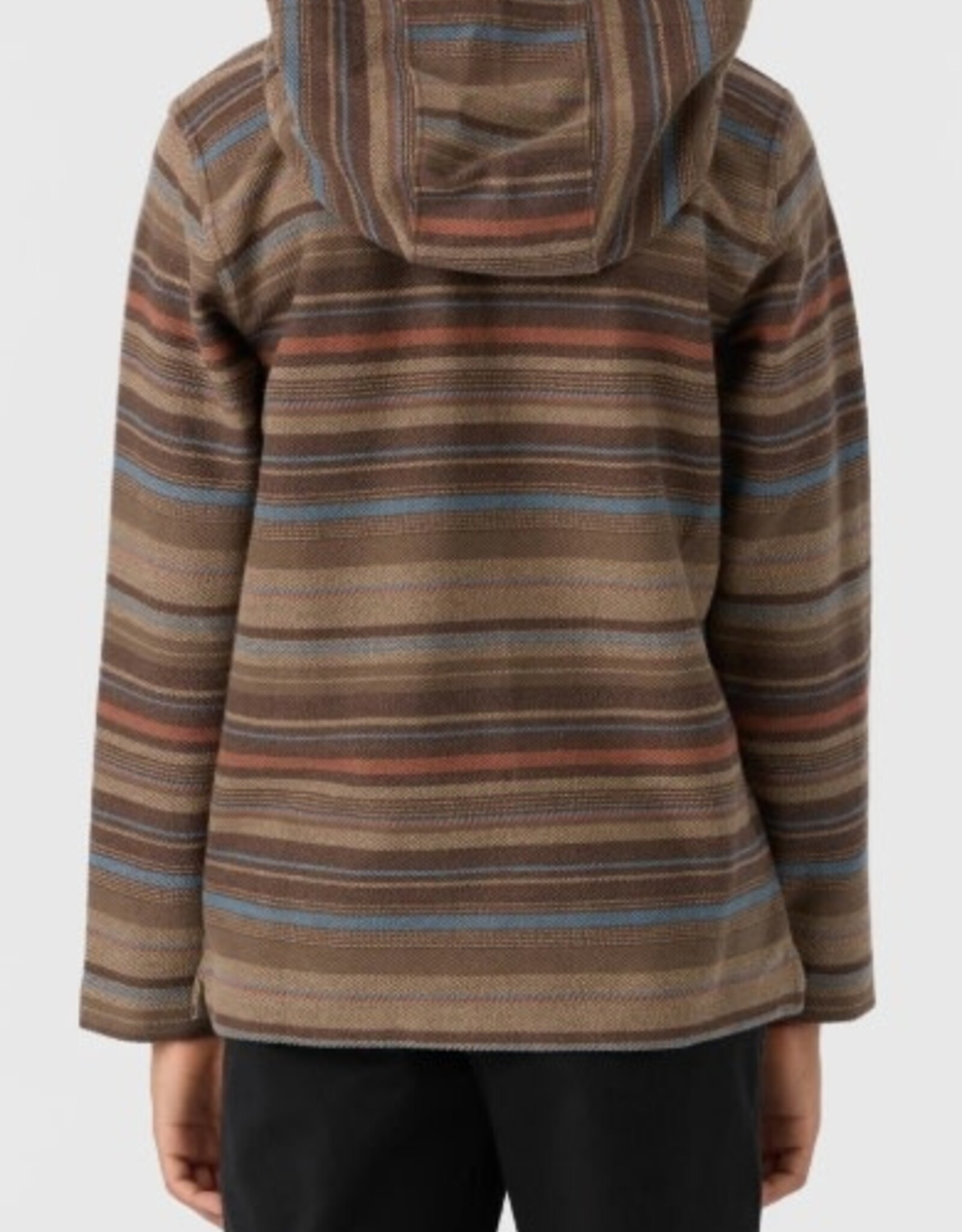 O'Neill O'Neill Boys Bavaro Stripe Pullover Fleece Chocolate Chip