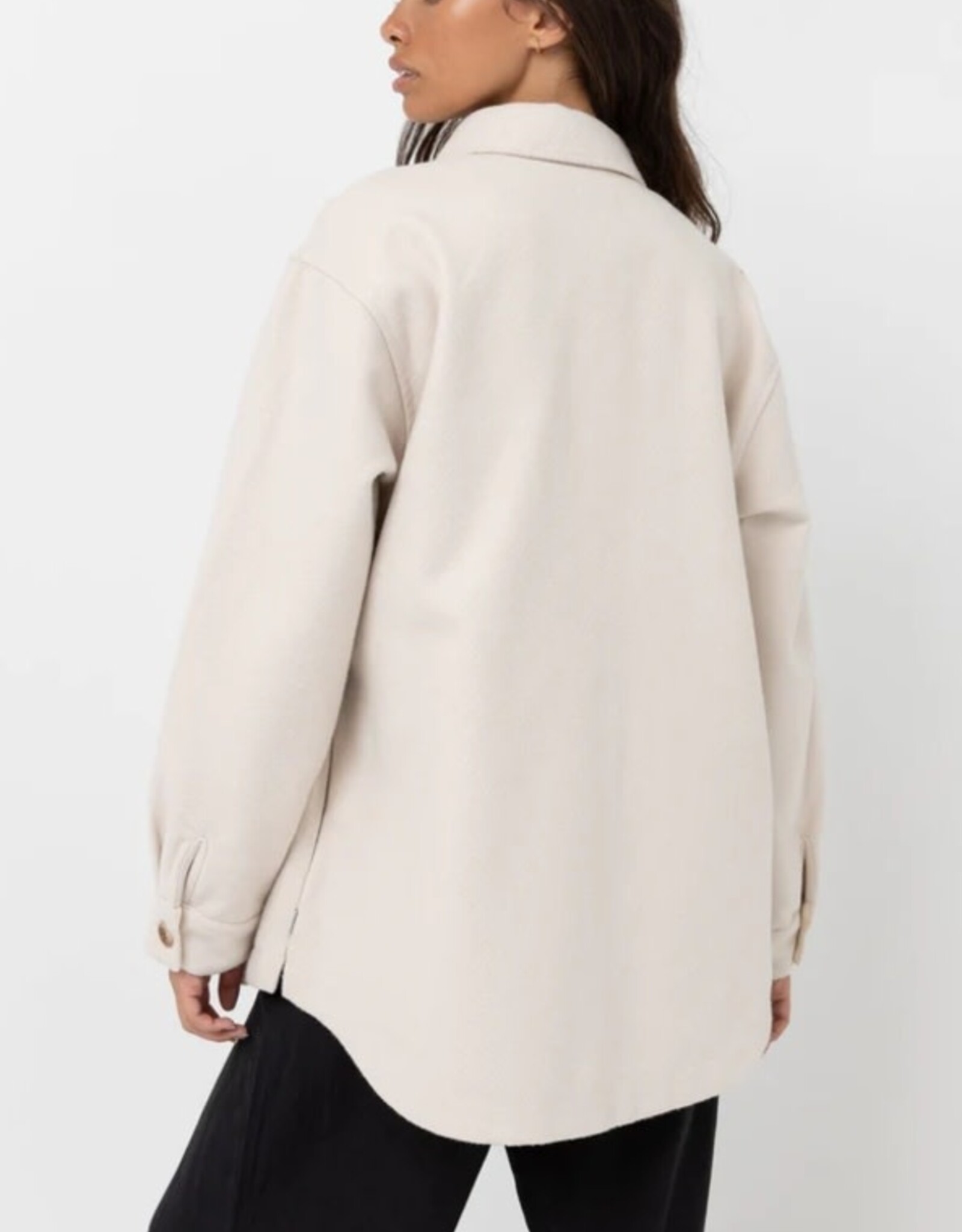 Rhythm Rhythm Classic Minimal Shacket Oat