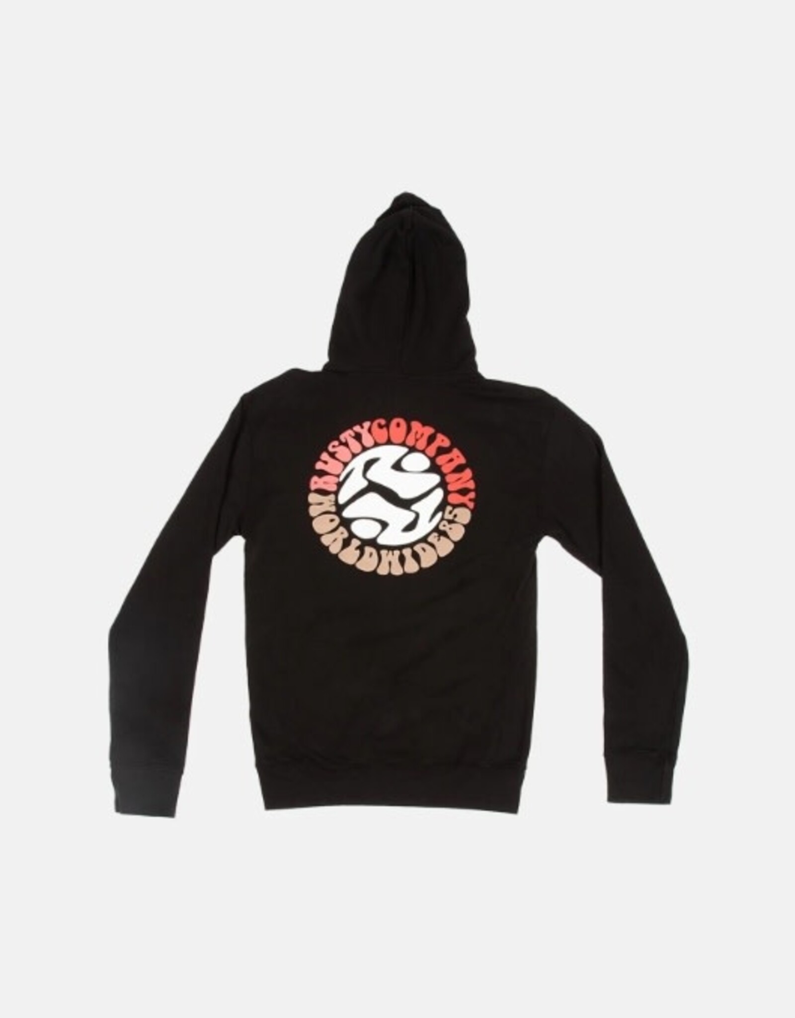 Rusty Rusty Retro R Pullover Fleece Black