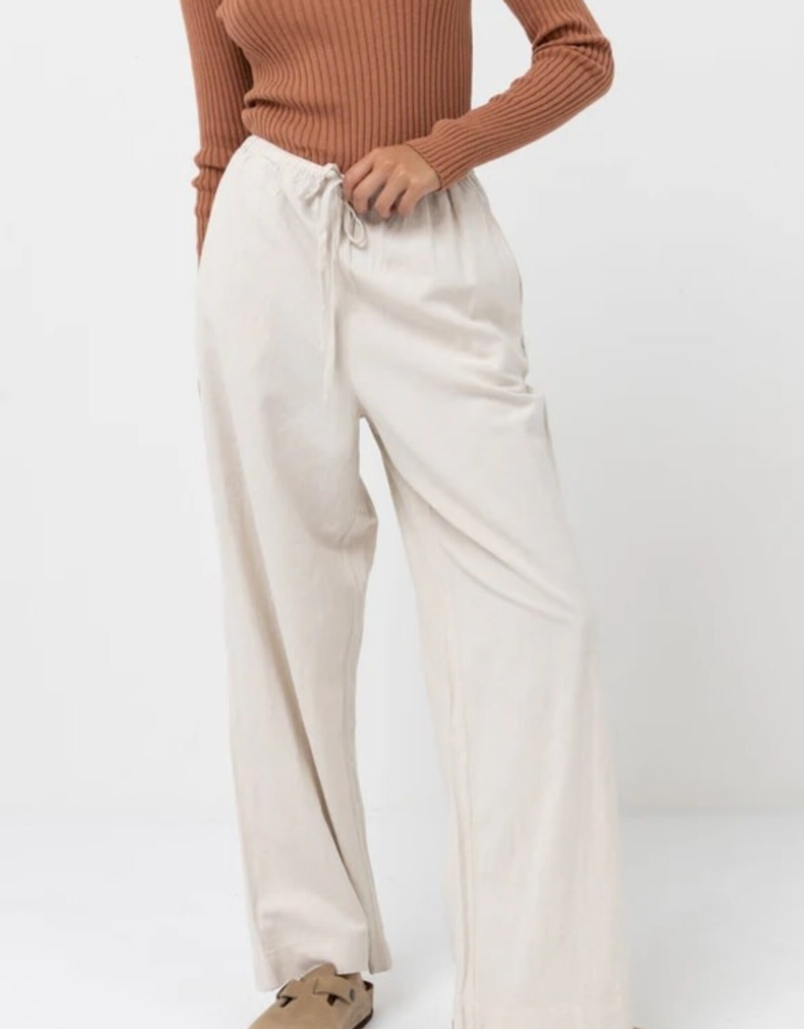 Rhythm Rhythm Classic Drawstring Pant Oat