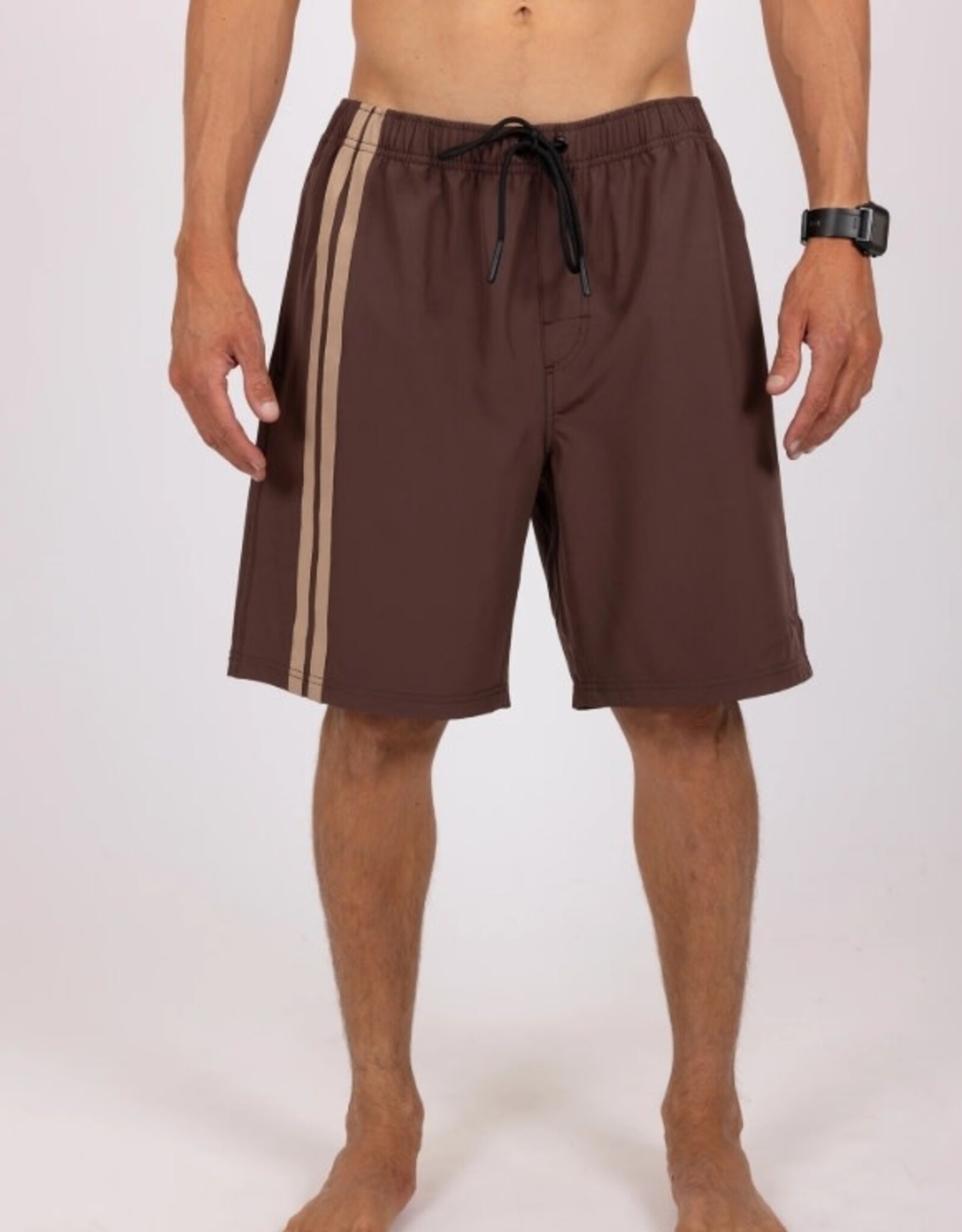 Rusty Rusty Sano 19" Elastic Boardshort Chocolate