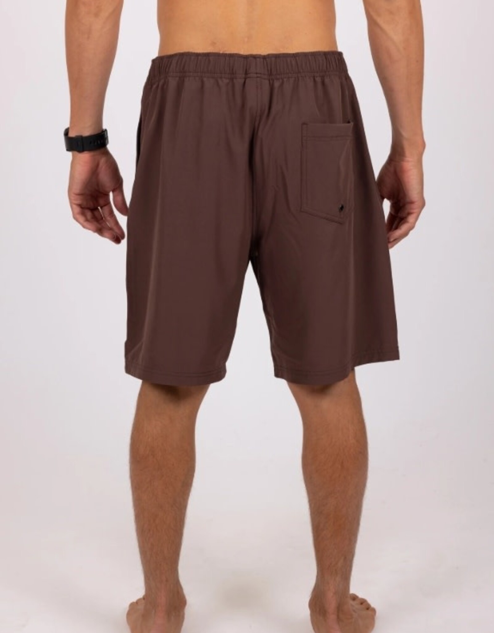 Rusty Rusty Sano 19" Elastic Boardshort Chocolate