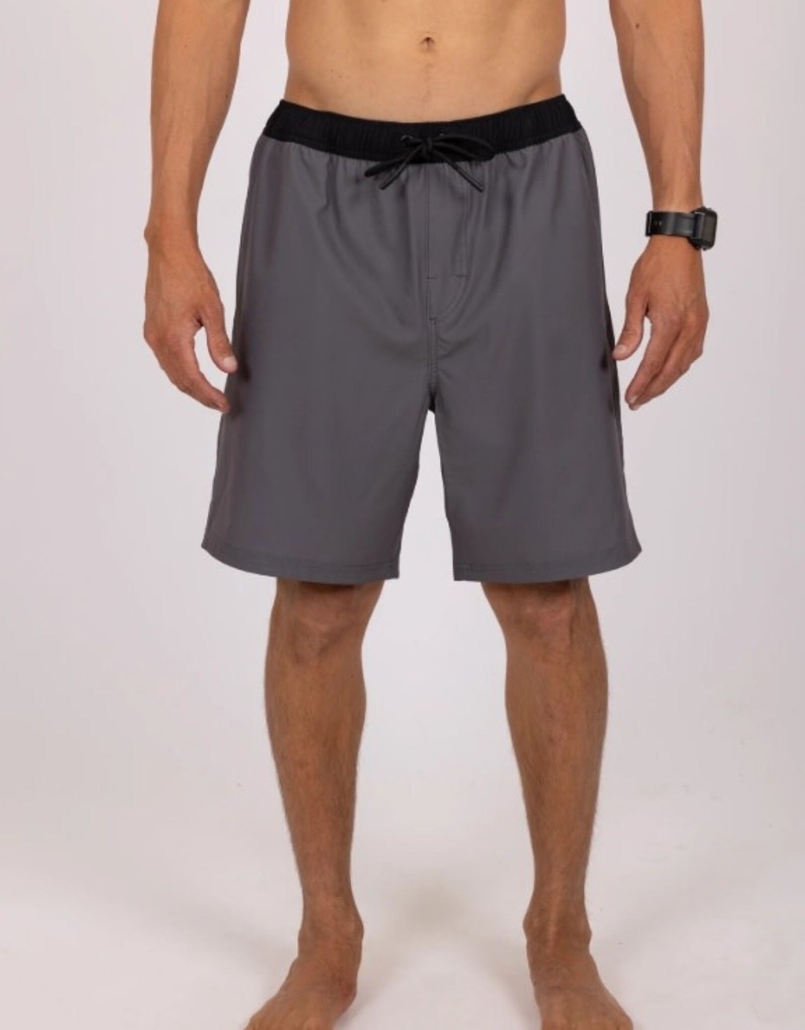 Rusty Rusty Deep 18" Dive Elastic Boardshort Charcoal