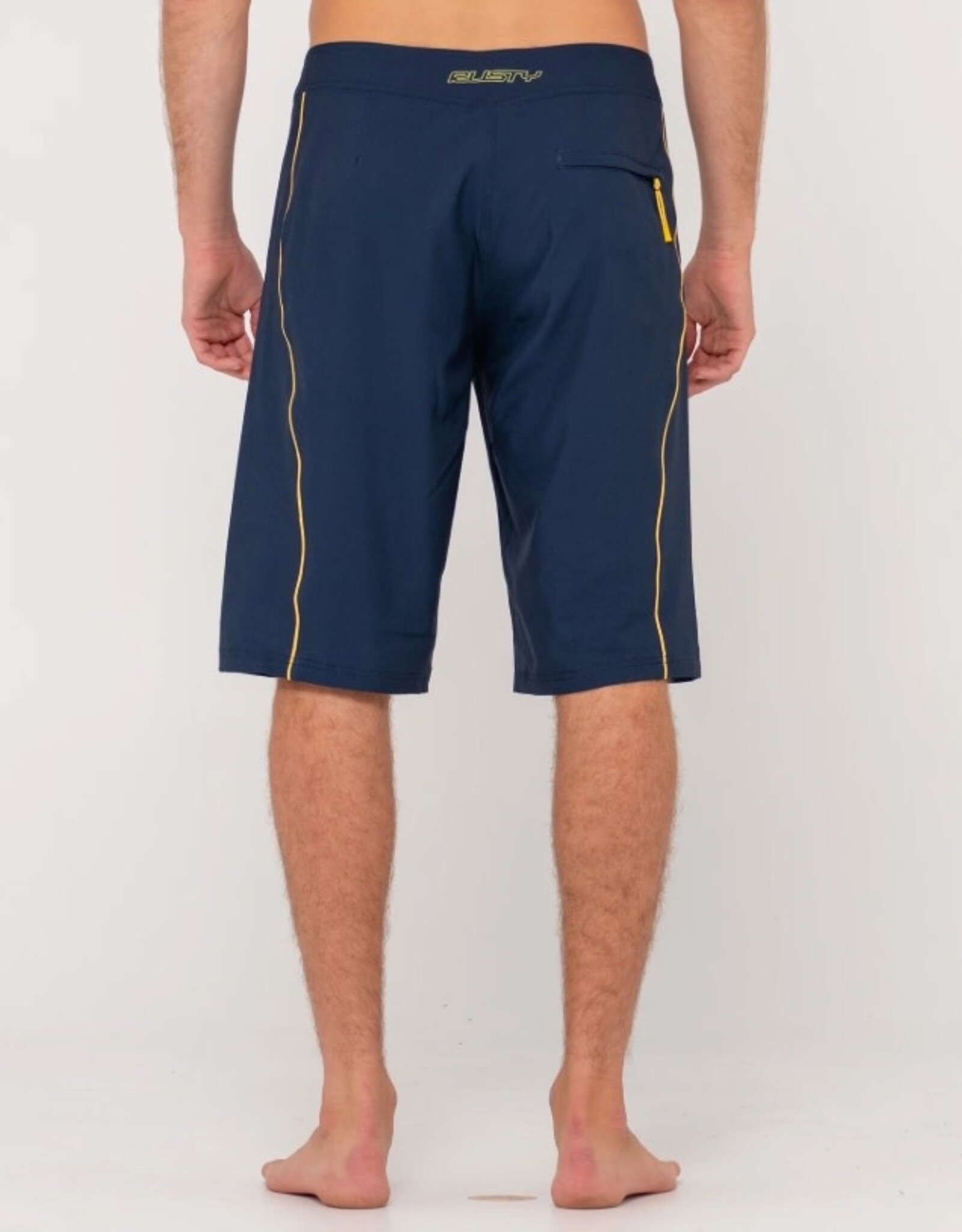 Rusty Rusty Long John Boardshort Navy/Yellow