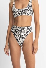 Rhythm Rhythm Sundance Floral Hi Waist Bikini Pant Natural