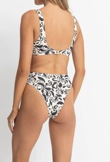Rhythm Rhythm Sundance Floral Hi Waist Bikini Pant Natural