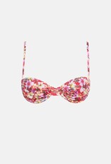 Rhythm Rhythm Bloom Floral Underwire Bikini Top Red
